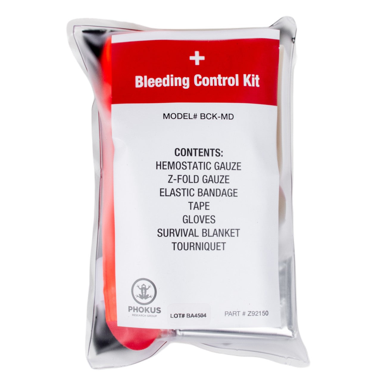 Bleeding Control Pack - Large w/ 8 Kits - Phokus Research Group