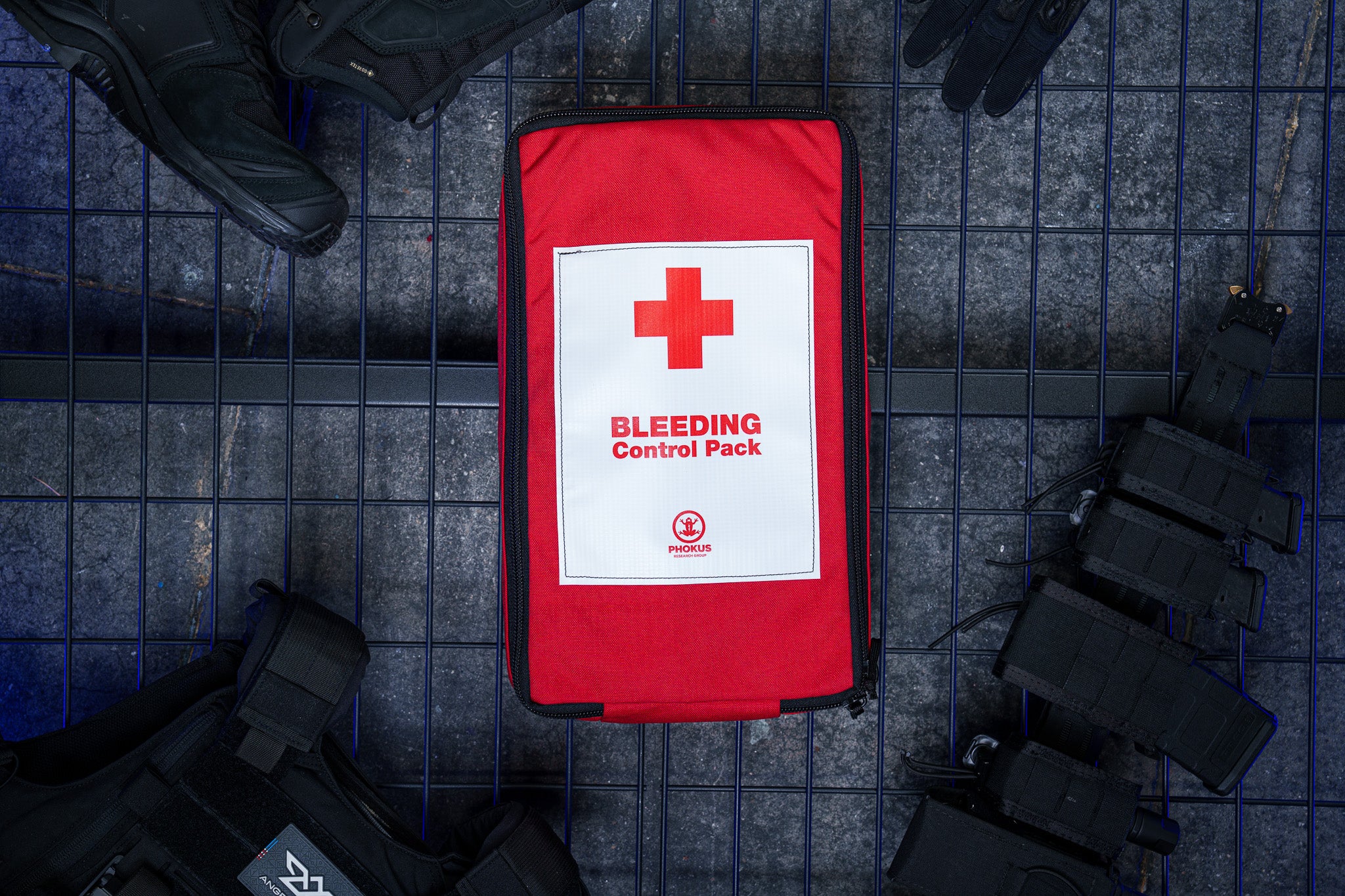 Bleeding Control Pack - Medium w/ 4 Kits - Phokus Research Group