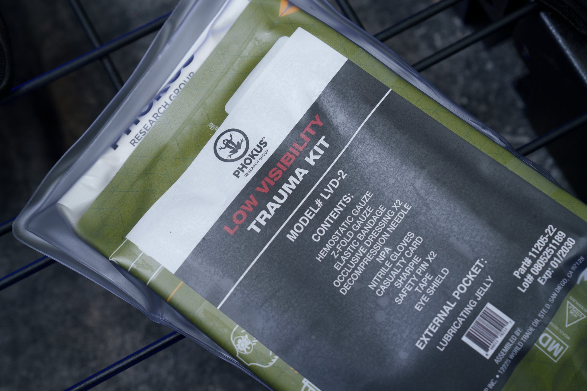Low Vis Deployment 2 Trauma Kit - Phokus Research Group