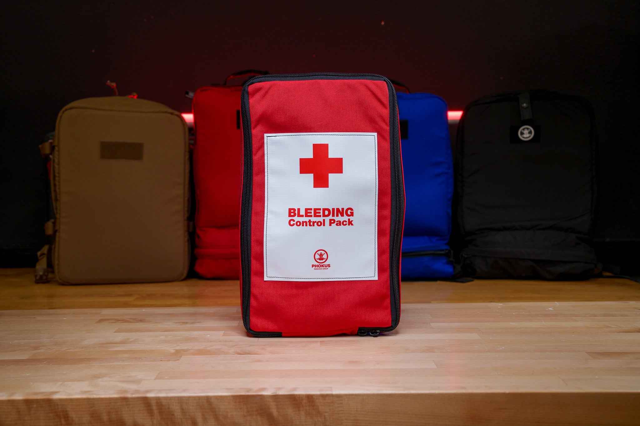 Bleeding Control Pack - Medium w/ 4 Kits - Phokus Research Group
