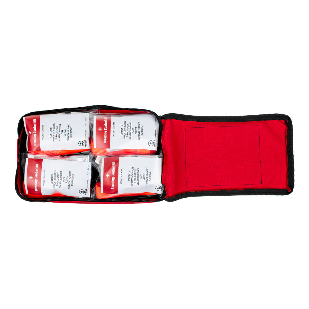 Bleeding Control Pack - Medium w/ 4 Kits - Phokus Research Group