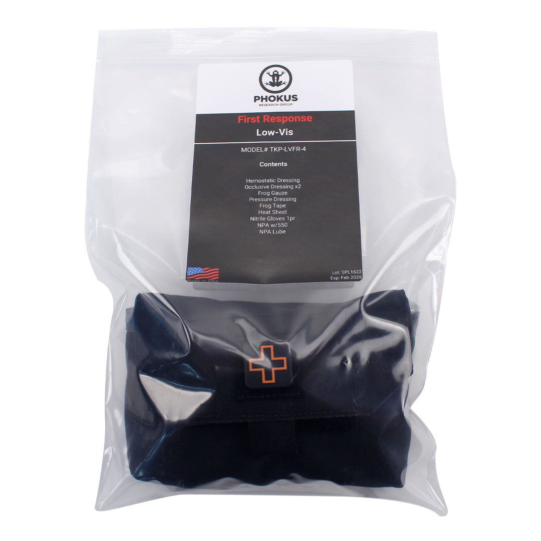 Low Vis First Responder Cordura Trauma Kit - Phokus Research Group
