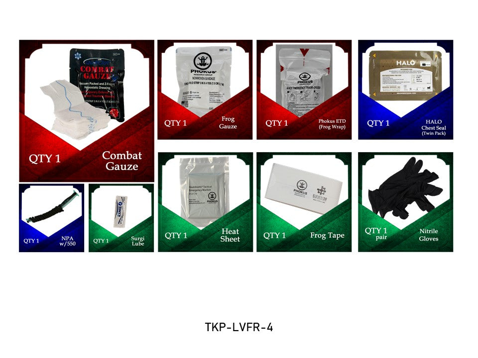 Low Vis First Responder - Cordura Trauma Kit - Phokus Research Group