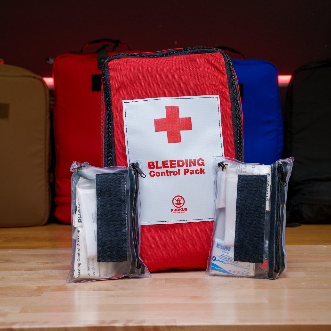 Bleeding Control Pack - Medium w/ 4 Kits - Phokus Research Group
