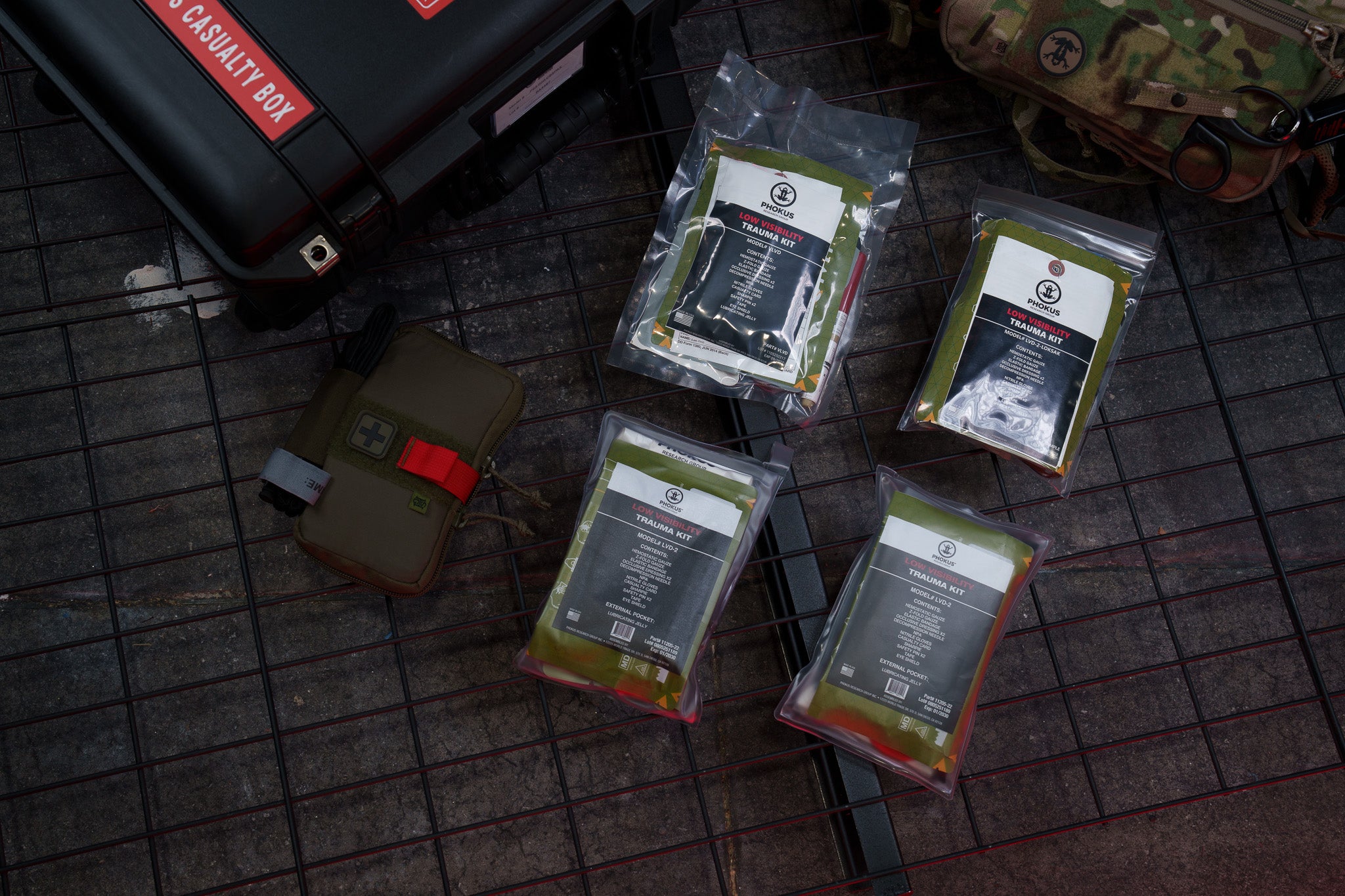 Low Vis Deployment 2 Trauma Kit - Phokus Research Group
