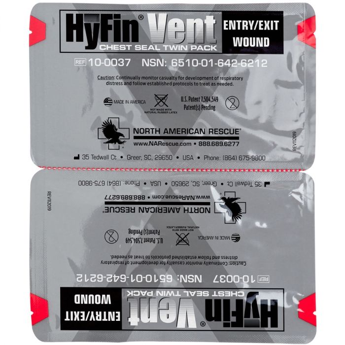 Hyfin Vent Chest Seal Twin Pack - Phokus Research Group